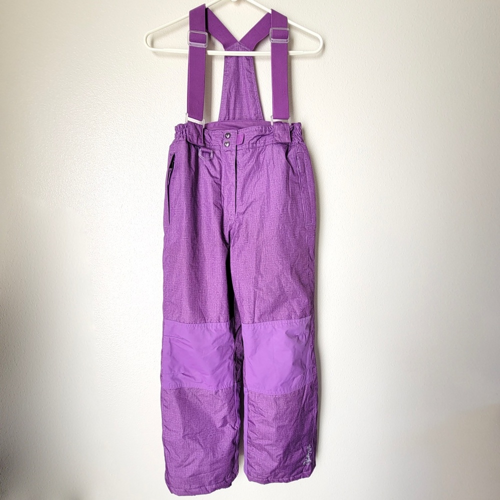 NWOT 32 Degrees Weatherproof Girls Snow Bib Pant - L